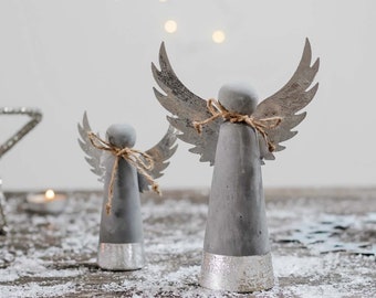 Cement Silver Angel - 2 sizes available