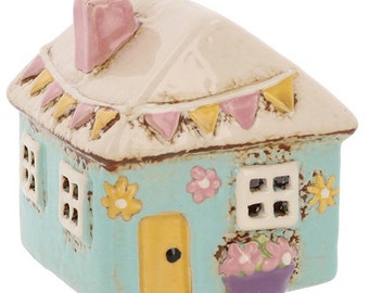 Mini Garden Village Tea Light House