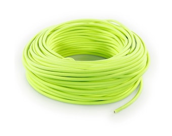 Neon yellow textile cord