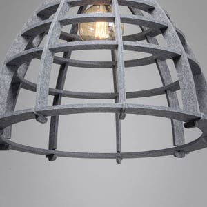 No.19XL pendant lamp in PET felt Dutch design lighting industrial interior image 6