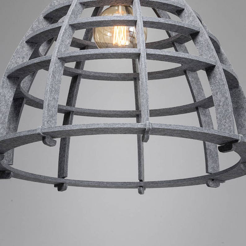 No.19XL pendant lamp in PET felt Dutch design lighting industrial interior image 6