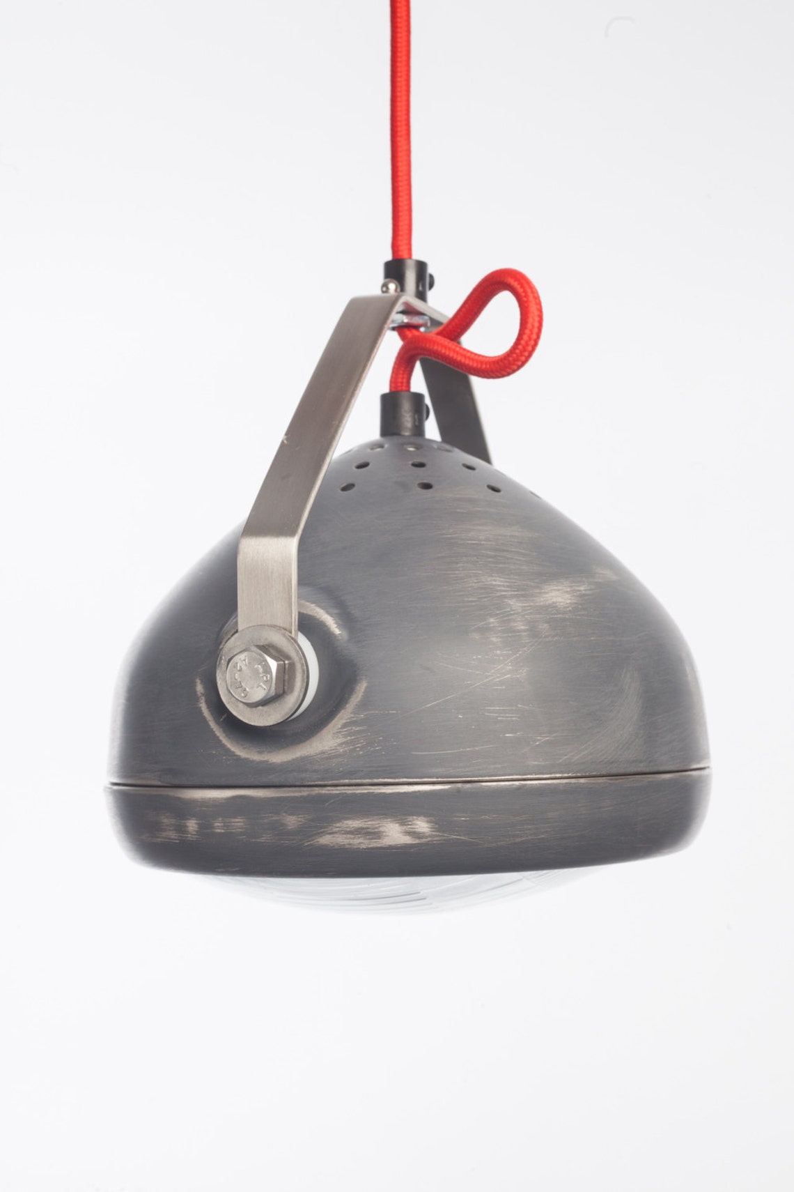 No.5 vintage headlight in grey hanging lamp spotlight Etsy