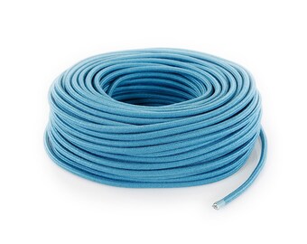 Mediterranean blue textile cord