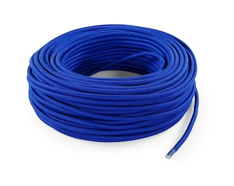 Cobalt blue textile cord