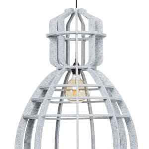 No.19XL pendant lamp in PET felt Dutch design lighting industrial interior image 7