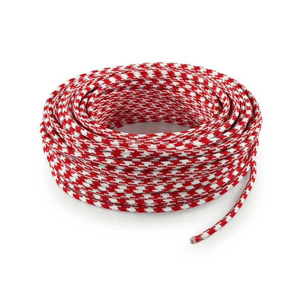 Rot/Weiß karierte Eisenschnur