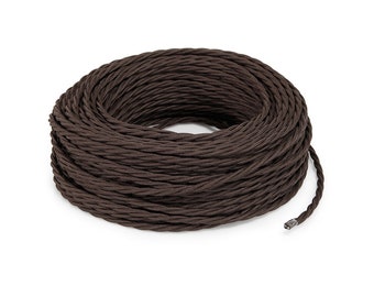 Torcido brown textile cord