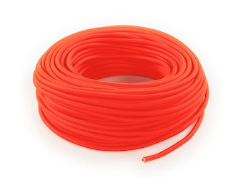 Neon orange textile cord