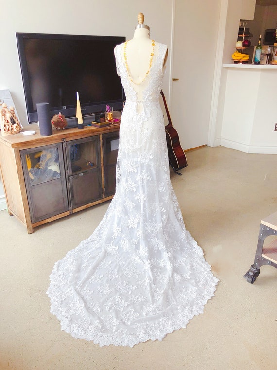 Mermaid Tail Wedding Dress Etsy
