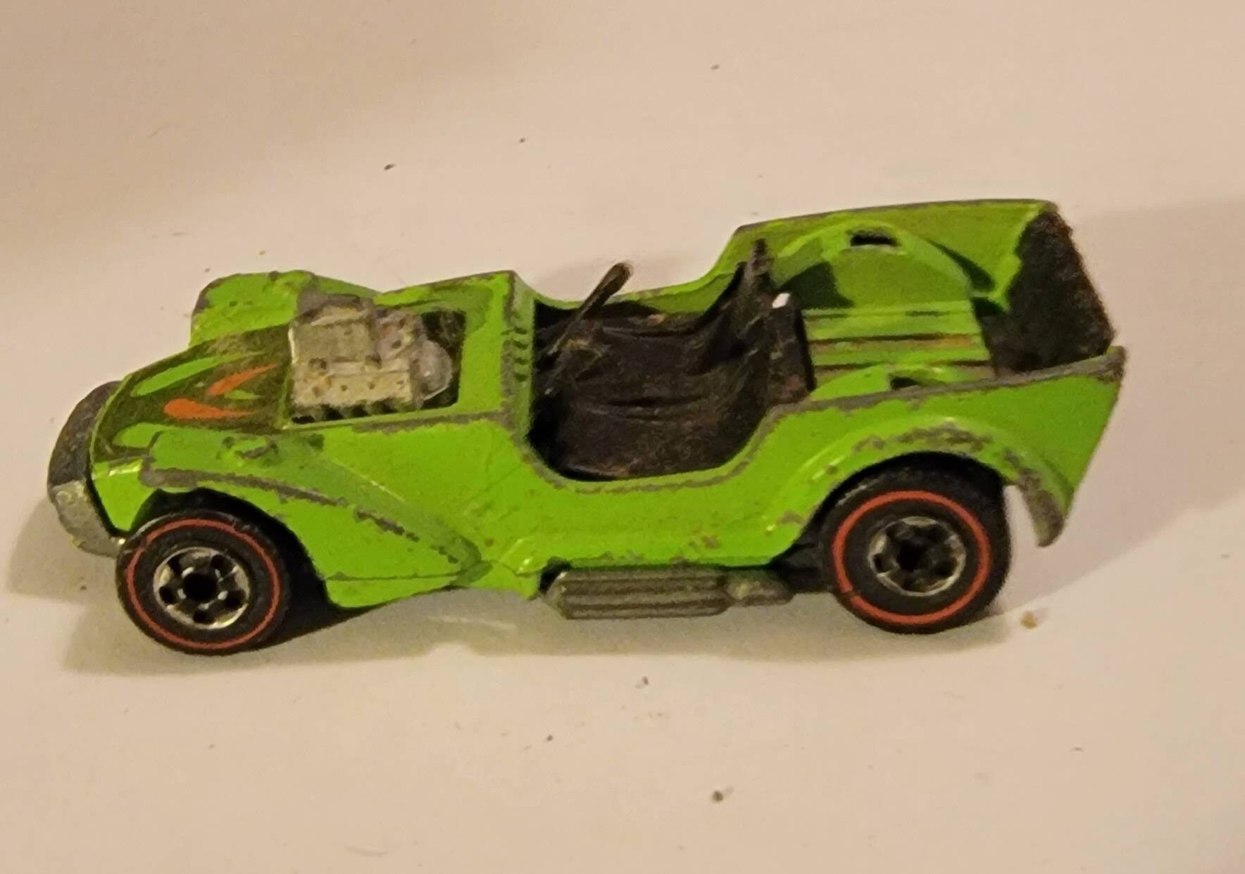 マテル ホットウィール レッドライン 1969 ライムグリーン 「ICE T」 Vintage 1969 Mattel Hot Wheels Redline Ice 
