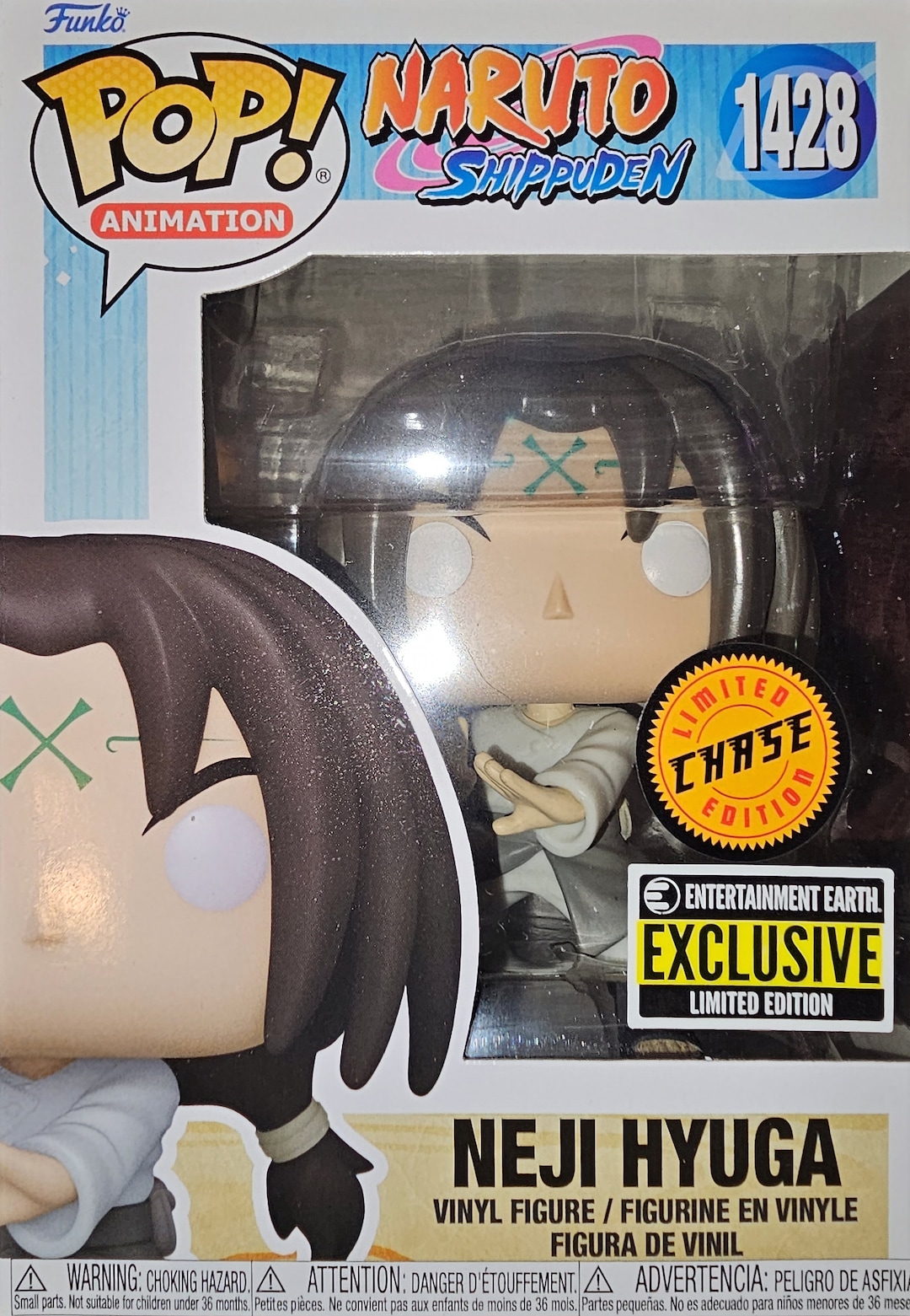 Naruto: Shippuden Neji Hyuga Funko Pop! Entertainment Earth Exclusive CHASE  - Etsy Israel