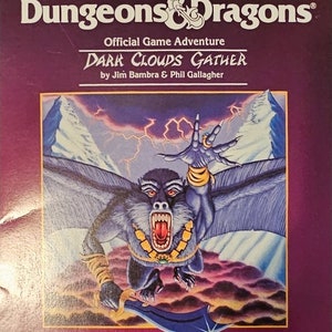 Dungeons & Dragons Dark Clouds Gather Etsy