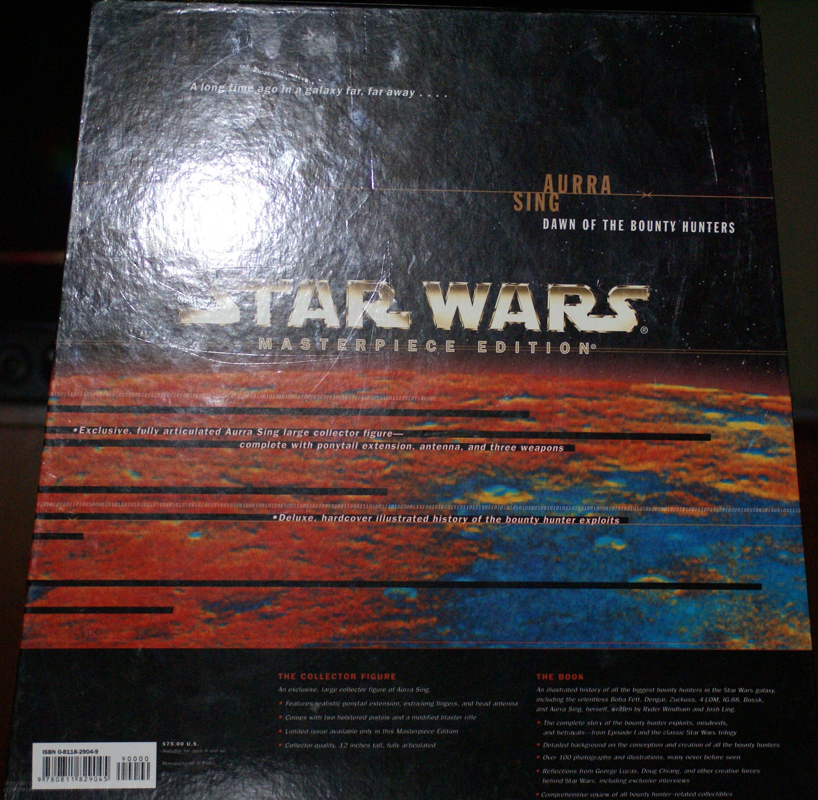 Star Wars BOUNTY HUNTER Aurra Sing Book & Figure Set Masterpiece Edition LE Signed Michonne