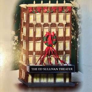 Department 56 Christmas in the city Ed Sullivan theater HTF retired