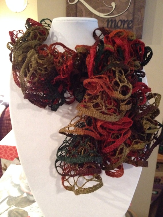 Items similar to Starbella Autumn-Ruffle Scarf on Etsy