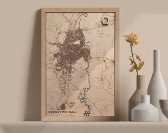 3D Wood Stadium Map, Personalized Football, Soccer, NHL Gift