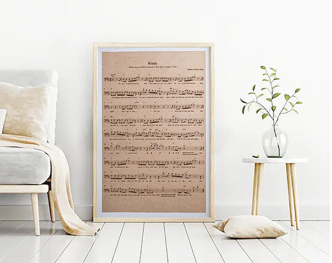 Sheet music art. music sheet wall art. Sheet music on wood. Custom or personalized Sheet music lasercut engraved. Wooden Hymnal decor.
