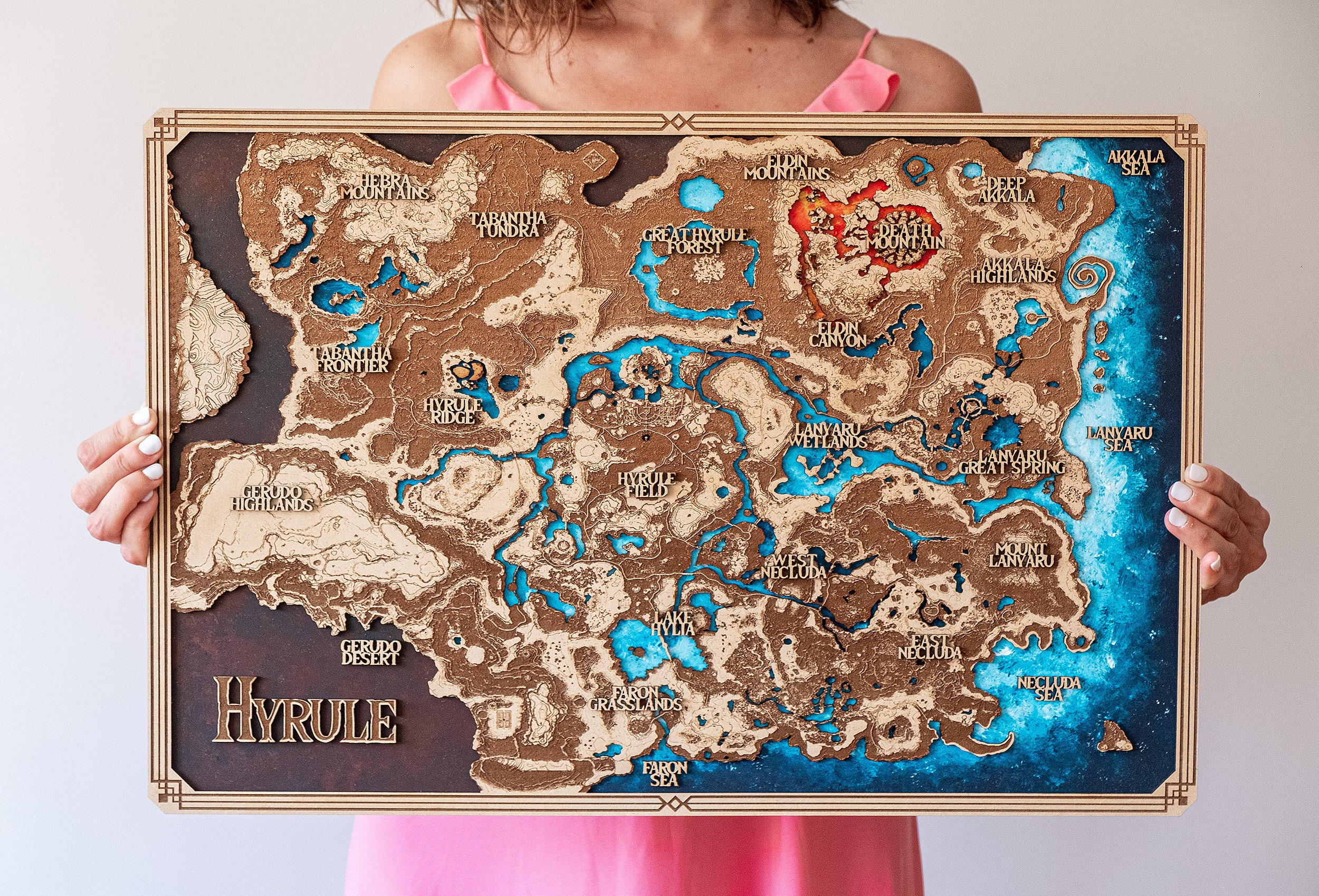 Hyrule Map from The Legend of Zelda: Breath of the Wild by James