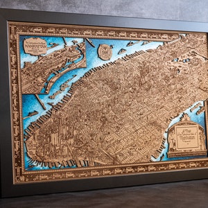 Carte de New York, impression de New York, New York, impression de carte de Manhattan, impression de carte de New York, affiche Manhattan, carte de New York, carte de New York, cadeau carte de fiançailles