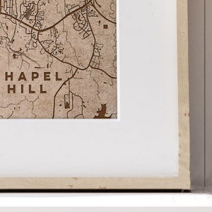 Wood city map. Custom woodcut village. Laser engraved town map to decorate. Wood laser map. Any town or city. World map. Personalized gifts image 2