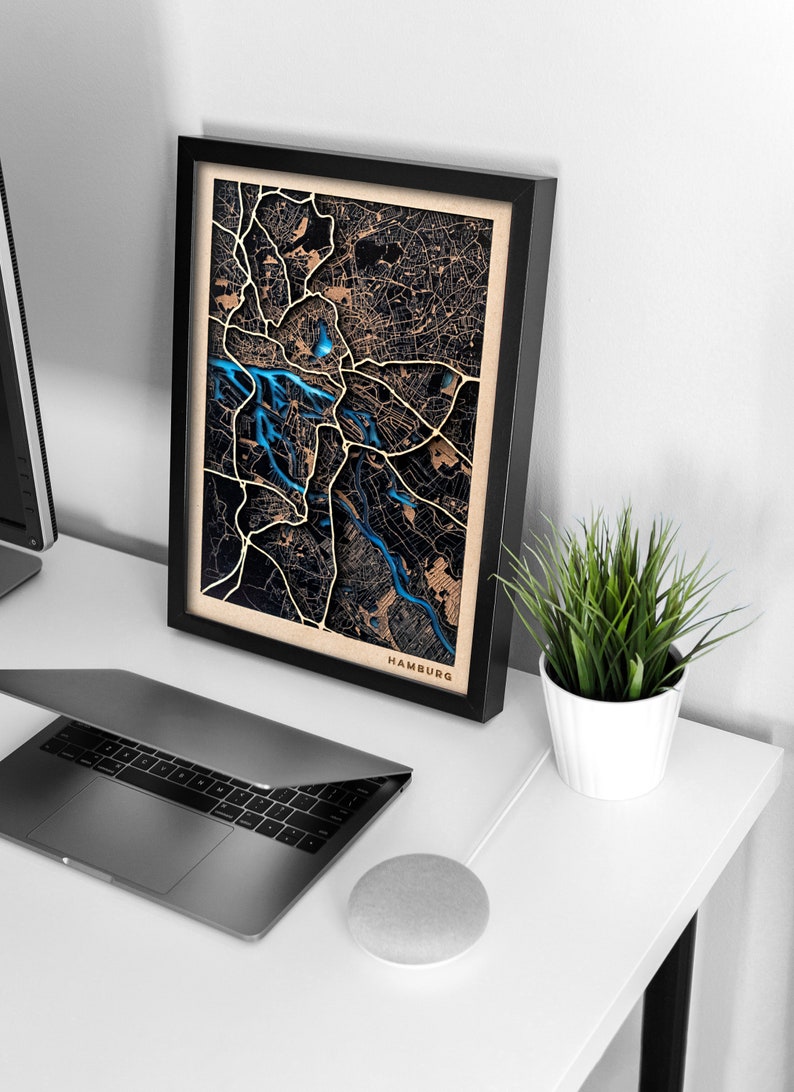 Wooden World City Map Wall Art Decor Home Rustic Travel Push Etsy