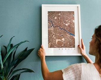 Custom city map. Any city engraved in wood and laser cut. Custom wood map. Wooden city map. Wood art. Personalized gifts