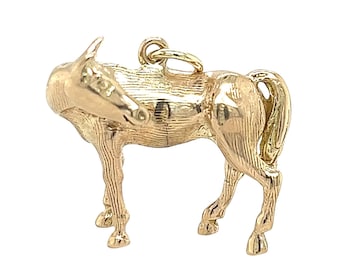 Gold Horse Pendant