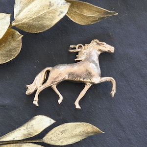 Gold Horse Pendant