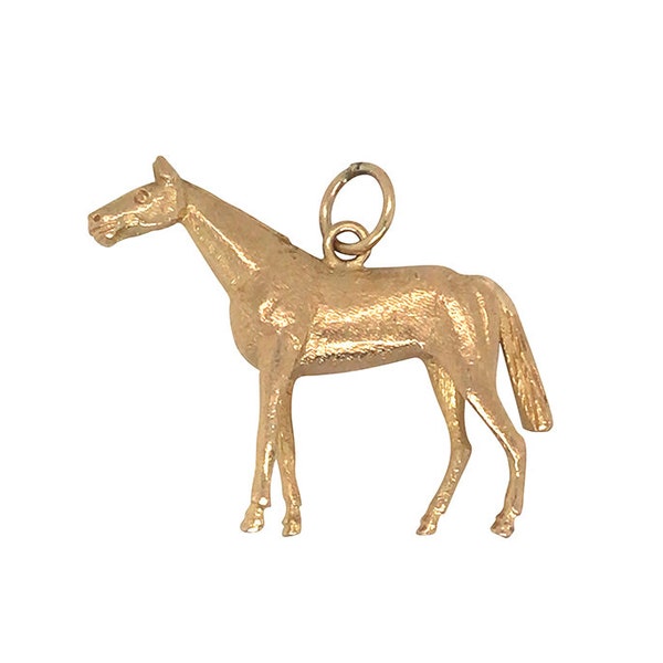 Gold Horse Charm