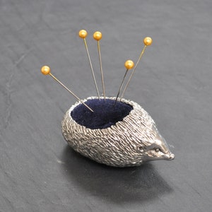 Silver Hedgehog Pin Cushion