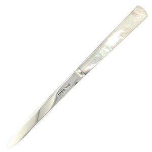 Cortador de papel con mango de nácar