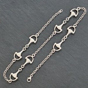 Silver Horse Bit Necklace