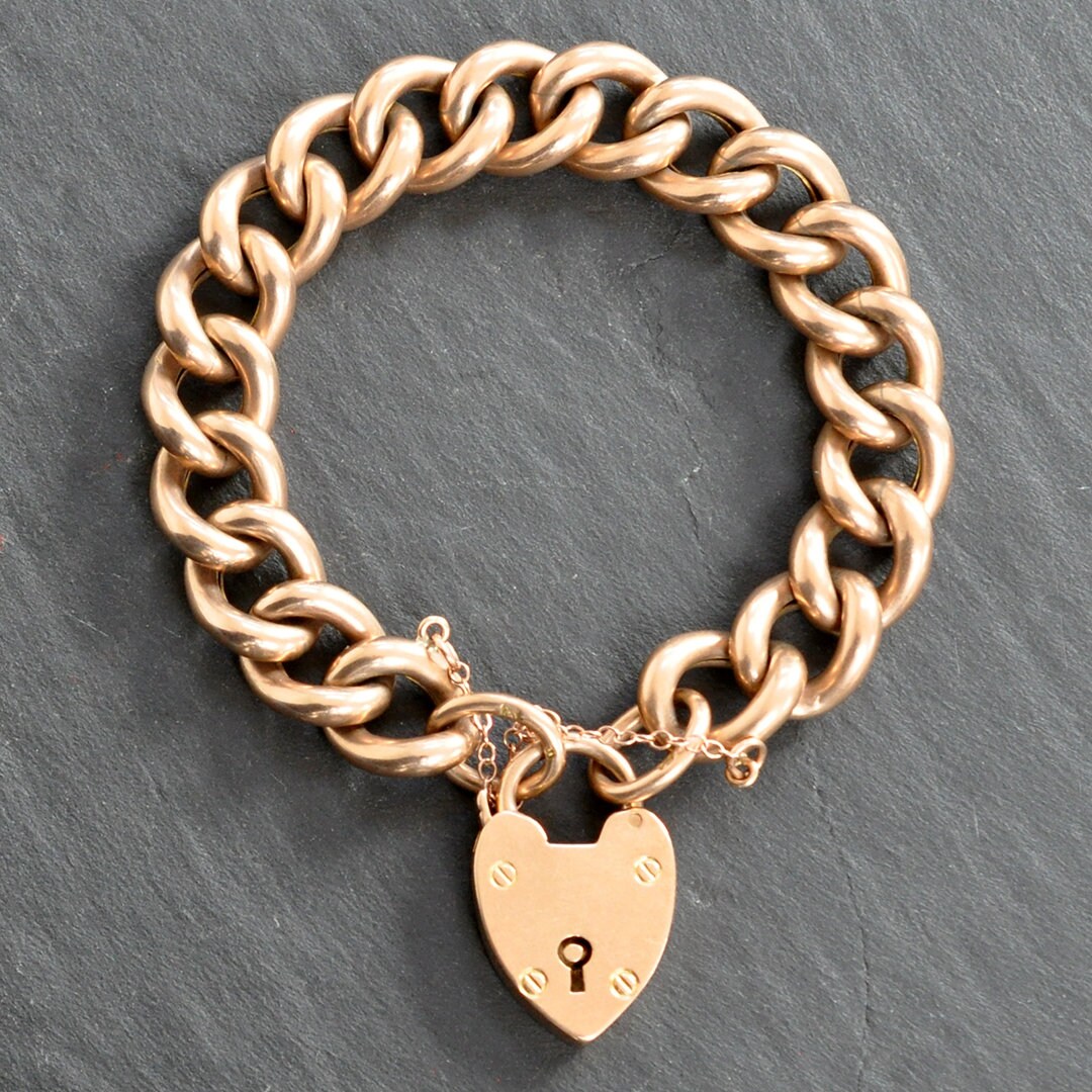 Vintage Curb Link Bracelet - Etsy