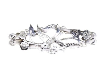 Silver Bird Brooch