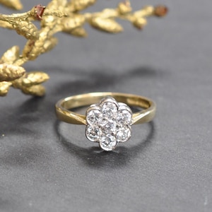 Diamond Cluster Ring