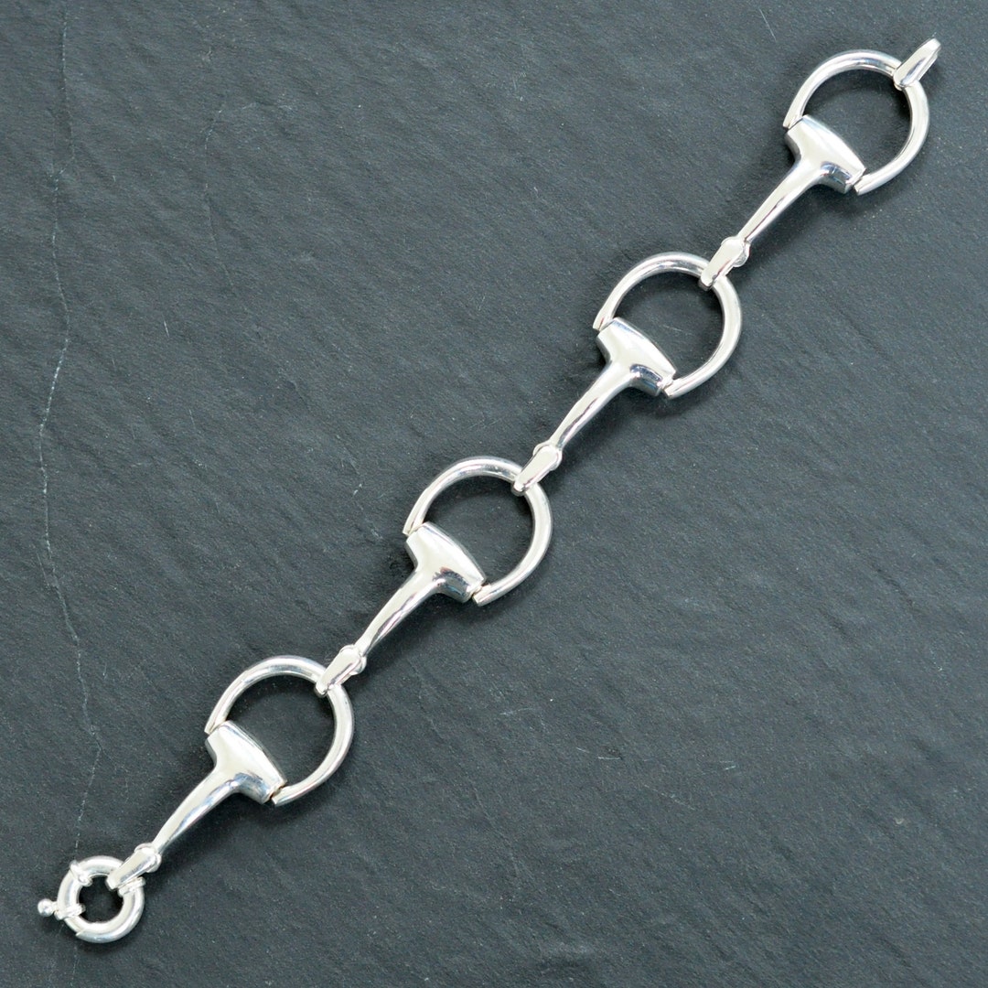 Silver Horse Bit Bracelet - Etsy Silver Horse Bit Bracelet - Etsy