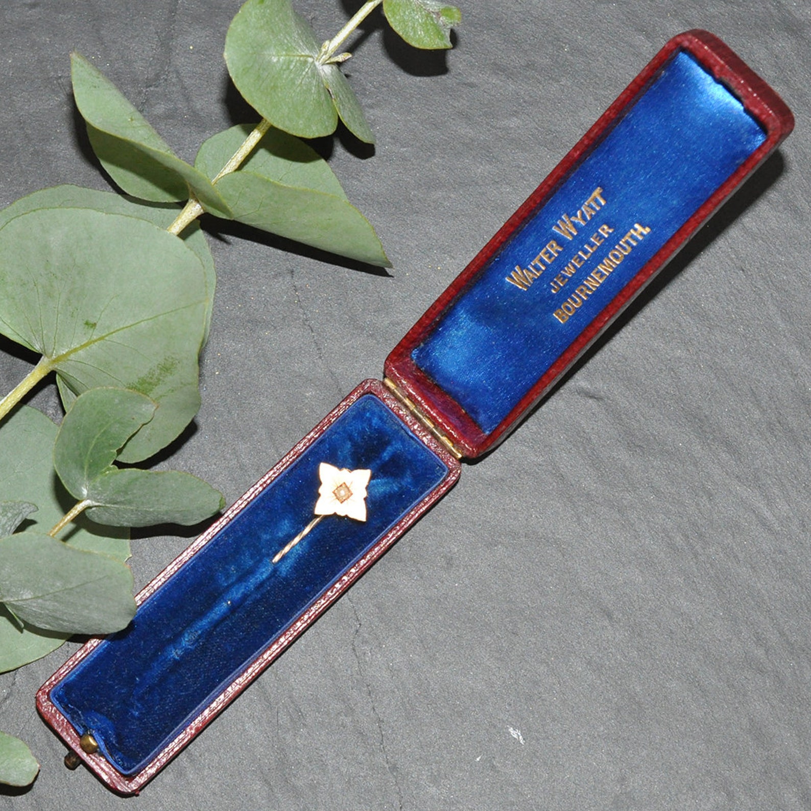 Antique Pearl Tie Pin - Etsy