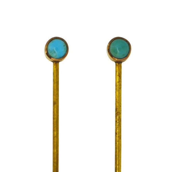 Turquoise Tie Pins