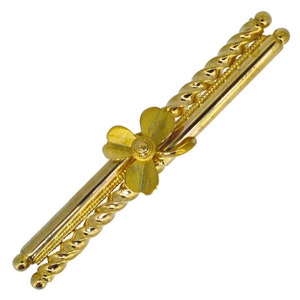 Gold Clover Stock Pin