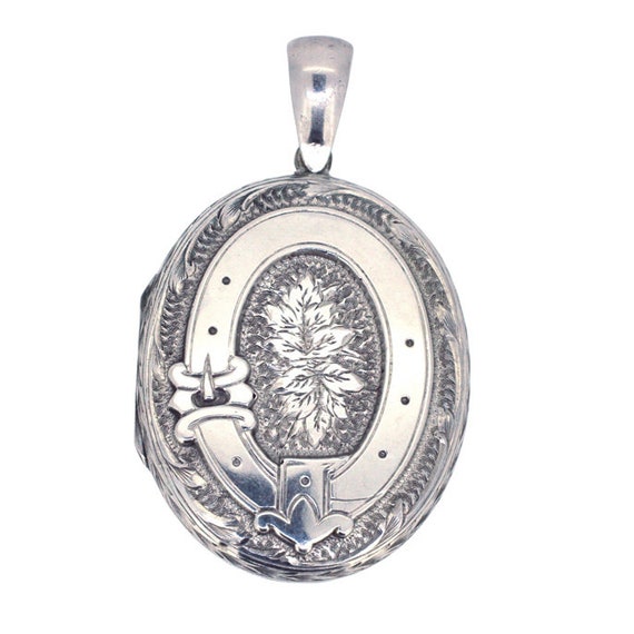 Victorian Silver Locket - image 1