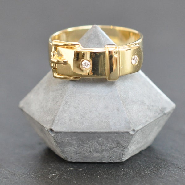 Diamant Schnalle Ring