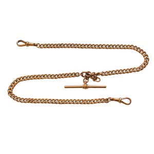 Vintage Rose Gold Watch Chain