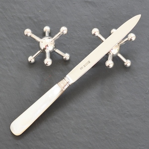 Antique Silver Knife Rests