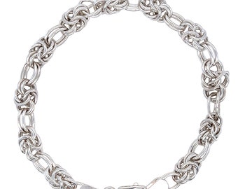 Bracelet Fancy Link Argent