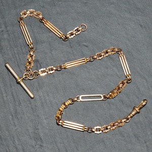 Vintage Rose Gold Watch Chain