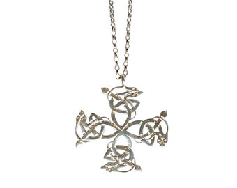 Celtic Cross Pendant Necklace