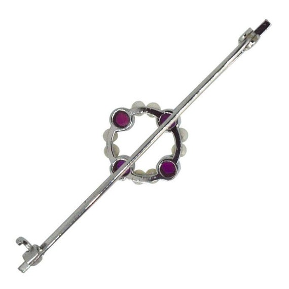 Ruby & Pearl Stock Pin - image 3