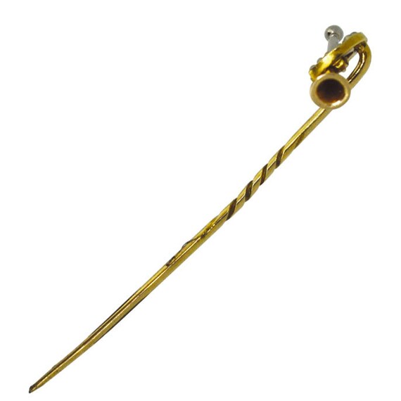 Horse Shoe Tie Pin - image 3