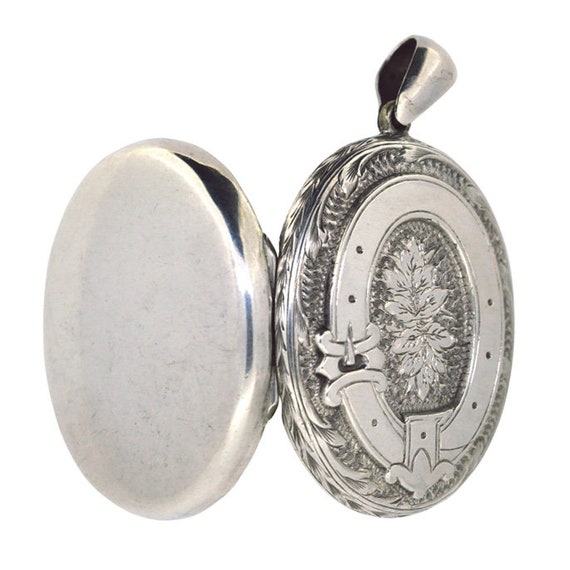 Victorian Silver Locket - image 2