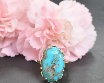 Vintage turquoise jurkring